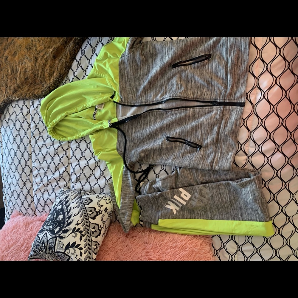 Pink sweatsuit